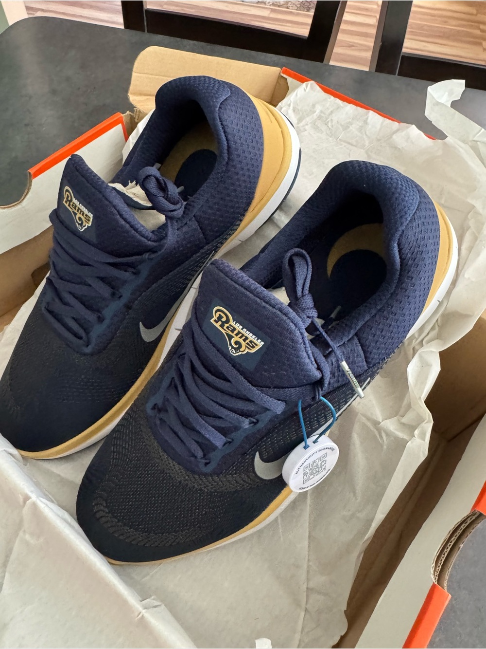 Nike Free Trainer V7 LA Rams Navy/Gold – Men’s Size 11.5 – New w/ Box
